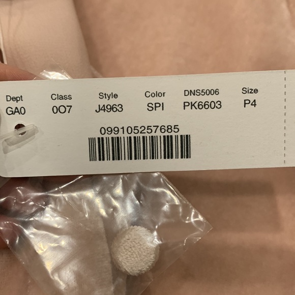 J Crew 4P pink velvet peplum top - Picture 4 of 4